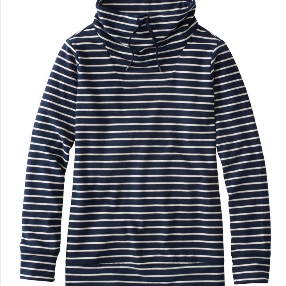 L.L Bean Ultrasoft Sweats Funnelneck Pullover, Sweater